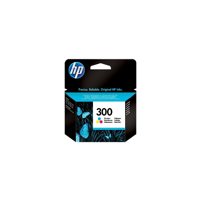 Original HP 300 trefarvet blækpatron (CC643EE)