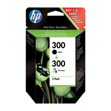Original HP 300 trefarvet blækpatron (CC643EE)