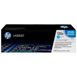 Original HP 125A LaserJet-tonerpatron, cyan (CB541A)