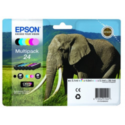 Epson 24 multipack bk/c/m/y/lc/lm 29,1ml original C13T24284011