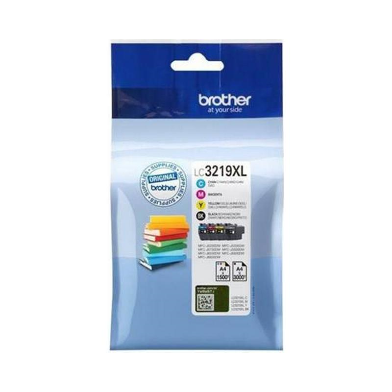 Brother LC 3217/LC 3219XL multipack blækpatron CMYK (LC3219XLVALDR) or