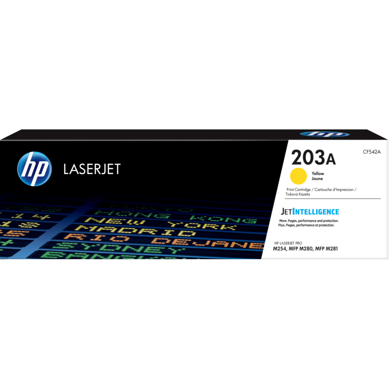 HP 203A original Gul CF542A