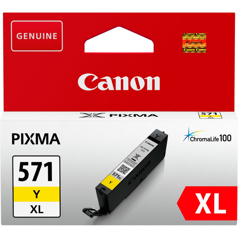 Canon CLI-571 blækpatron gul (CLI-571Y) original