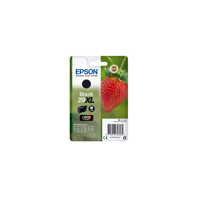 Epson 29XL blækpatron sort (C13T29914012) original bulk