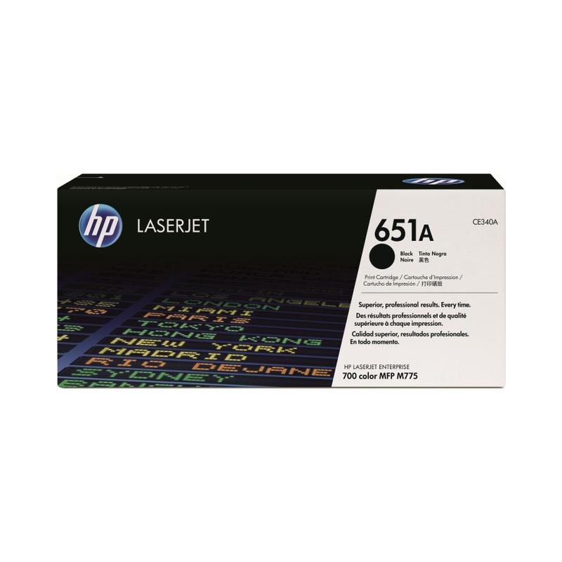 HP 651A toner sort (CE340A) original