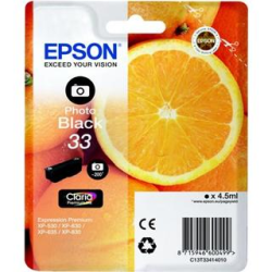 Epson 33 blækpatron sort (T3341) original