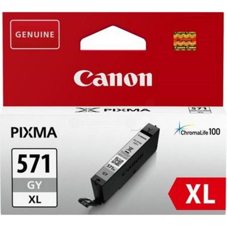 Canon CLI 571GY XL original  Grå blækpatron 0335C001 bulk