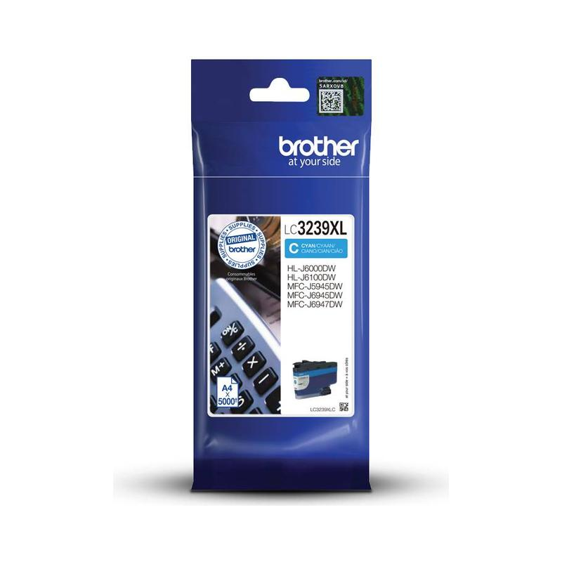 Brother LC-3239XLC blækpatron cyan (LC3239XLC) original billig pris | Multitech