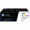 HP 201X original multicolor 3 pack toner CF253XM