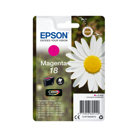 Epson 18 original Magenta blækpatron T1803