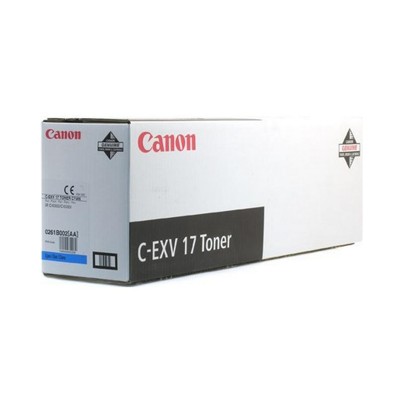 Canon C-EXV 17 original Cyan toner 0261B002