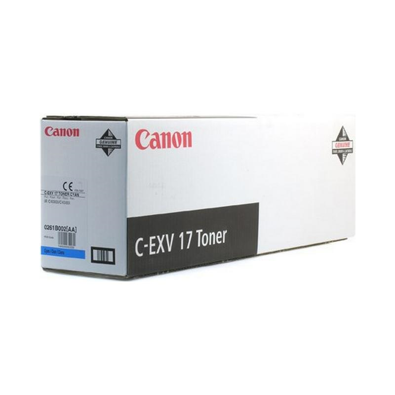 Canon C-EXV 17 original cyan toner (0261B002)