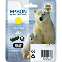 Epson 26 blækpatron gul (T2601) original