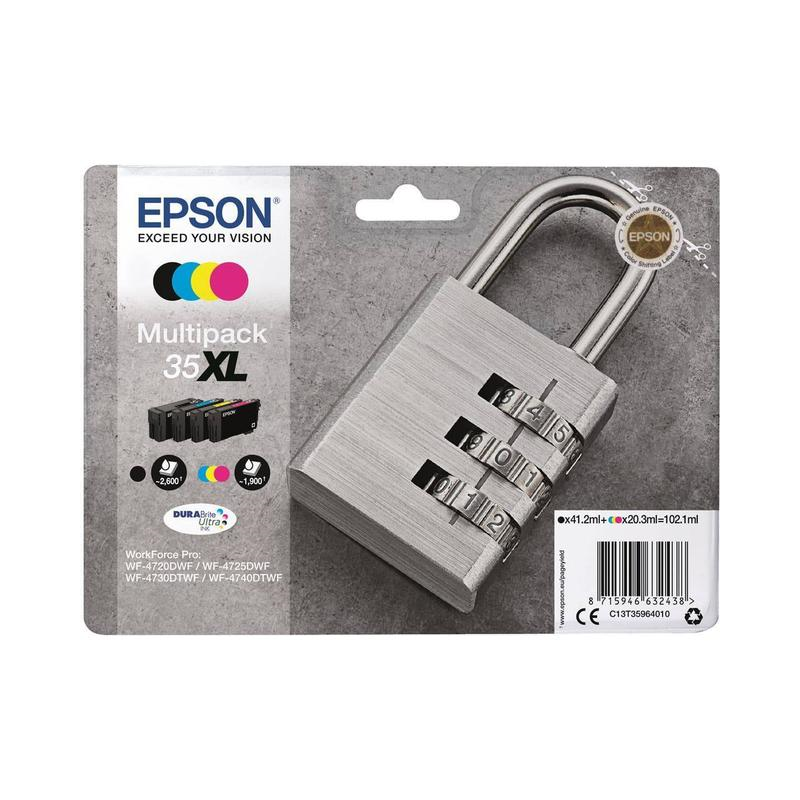Epson 35/35XL multipack blækpatron CMYK (C13T35964010) original
