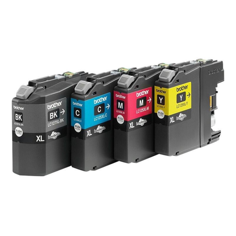 Brother LC 127XL multipack blækpatron CMYK (LC127XLVALBP) original bul