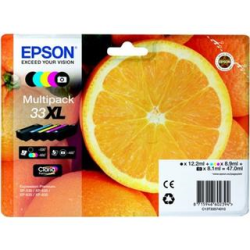 Epson 33XL multipack blækpatron (T3357) original bulk