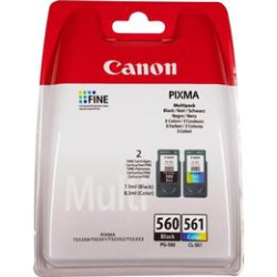 Canon PG-560 2-pack blækpatron BK+CMY (3713C006) original