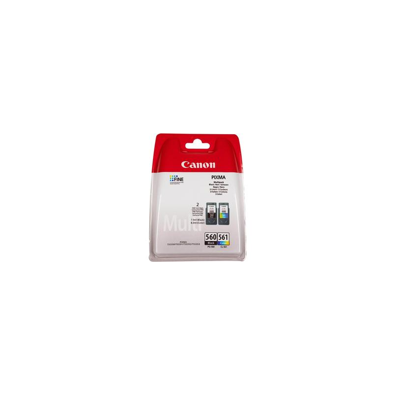 Canon PG-560 2-pack blækpatron BK+CMY (3713C006) original