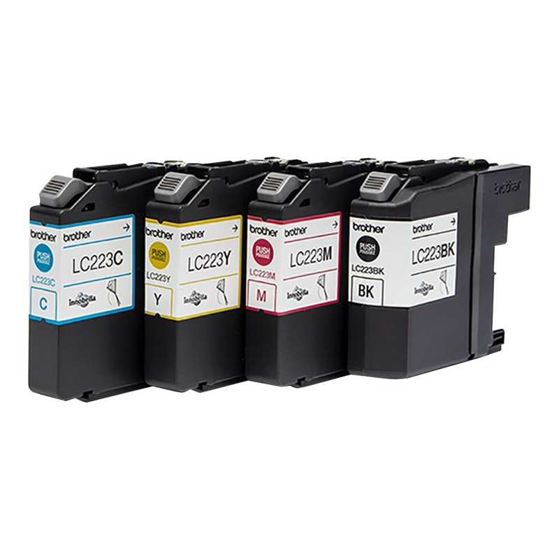 Brother LC 223 multipack blækpatron CMYK (LC223VALBP) original bulk