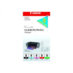 Canon CLI 8 original BK/PC/PM/R/G Multipack