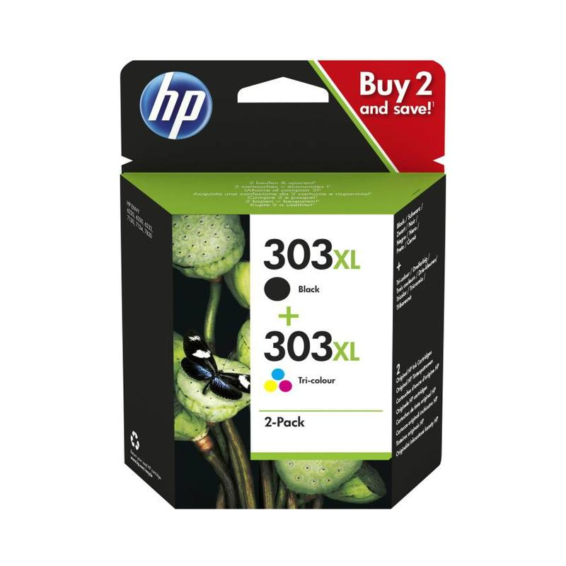 HP 303XL original combopack  blækpatroner 3YN10AE