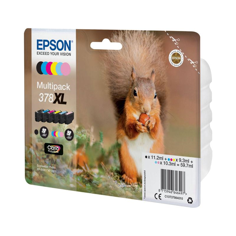 Epson 378XL original MultiPack blækpatron T3798