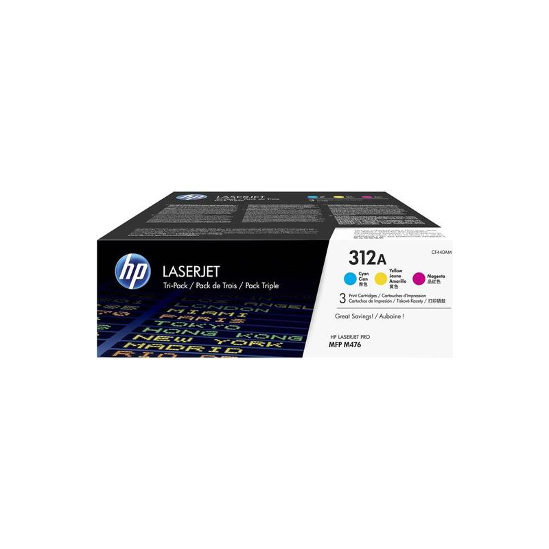 HP 312A multipack toner CMYK (CF440AM) original