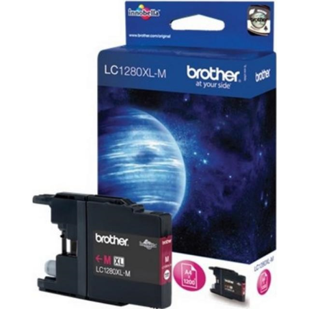 Brother LC1280XL original Magenta blækpatron bulk