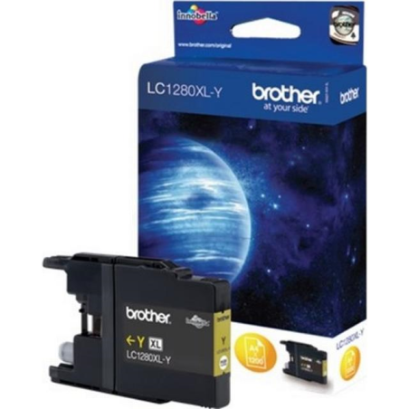 Brother LC1280XL original Gul blækpatron bulk