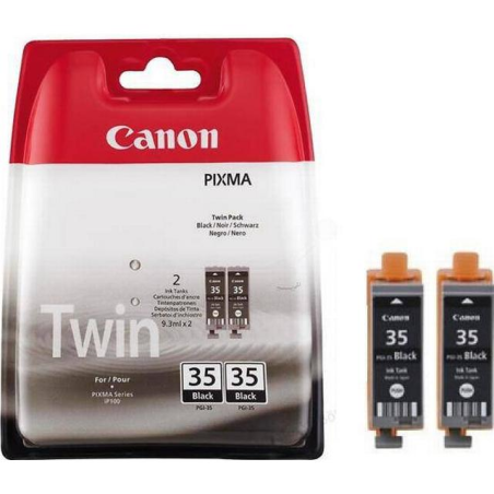 Canon PGI 35 original twinpack sorte blækpatroner.