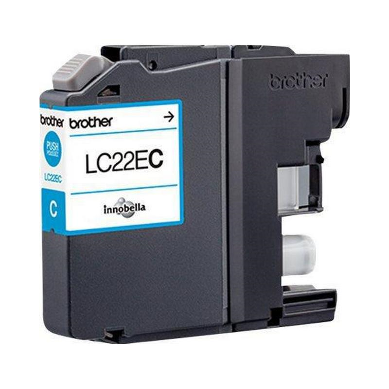 Brother LC 22EM blækpatron cyan (LC22EMC) original bulk