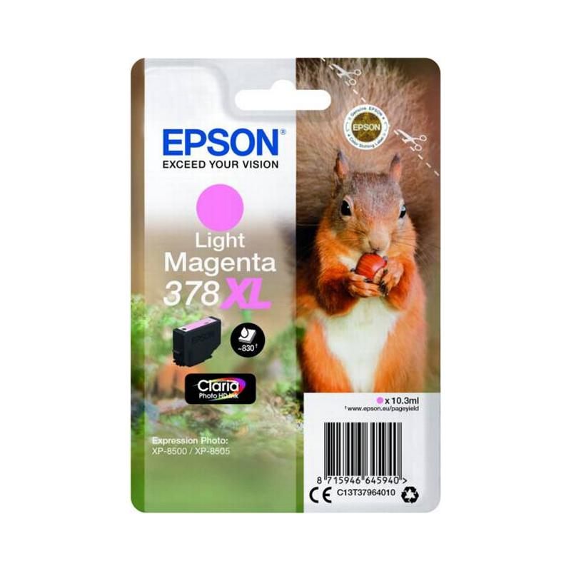 Epson 378XL original Light Magenta blækpatron T3796