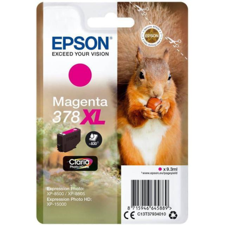 Epson 378XL original Magenta blækpatron T3793