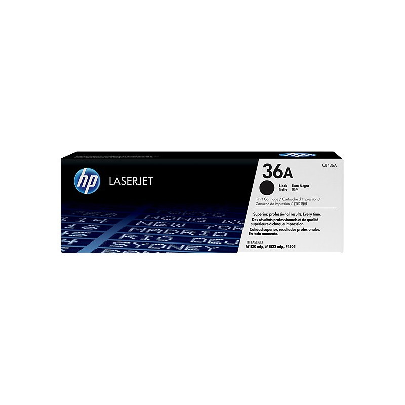 Original HP 36A toner sort (CB436A)
