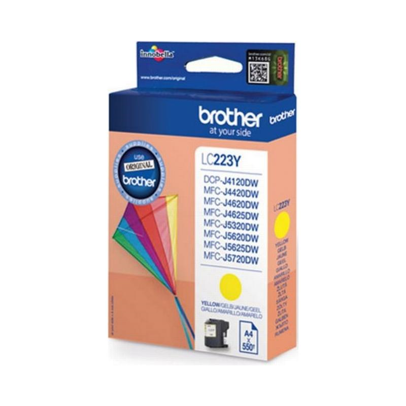 Brother LC-223Y blækpatron gul (LC223Y) original bulk billig pris | Multitech