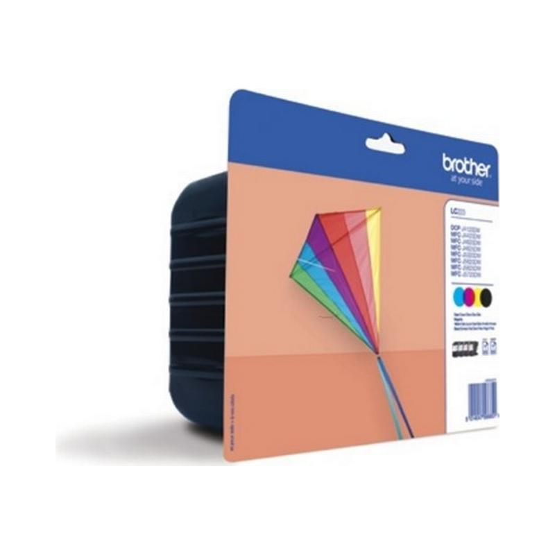 Brother LC-223 blækpatron multipack CMYK (LC223VALBPDR) original billig pris | Multitech