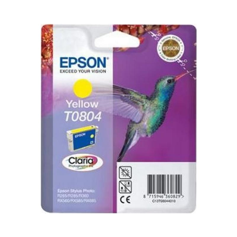 Epson T0804 original gul blækpatron bulk