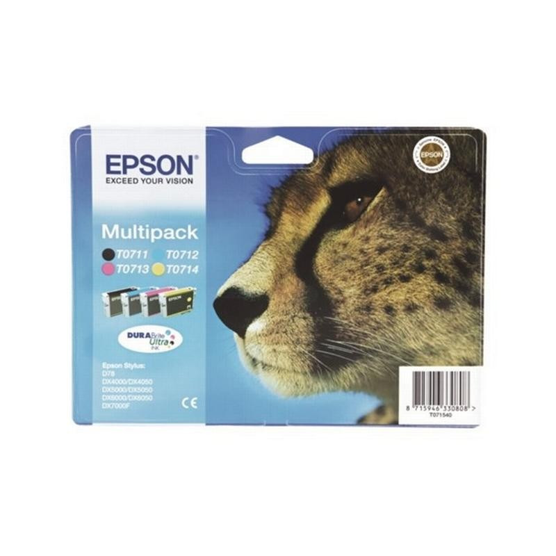 Epson T0715 original Multipack blækpatroner