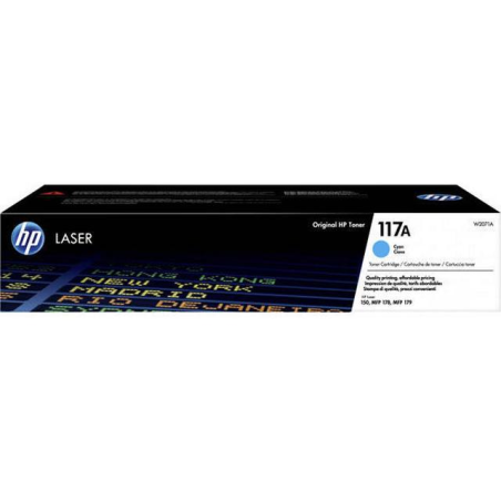 HP 117A original Cyan toner W2071A