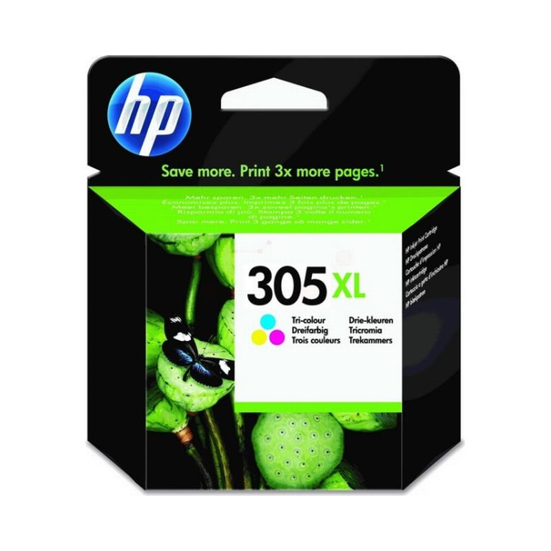 HP 305XL blækpatron 3-farvet (3YM63AE) original