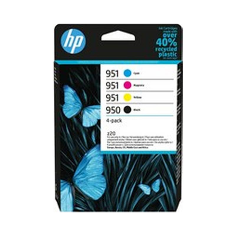 HP 950 multipack blækpatron BK+CMY (6ZC65AE) original