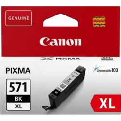Canon blækpatron sort (CLI-571BK) original bulk