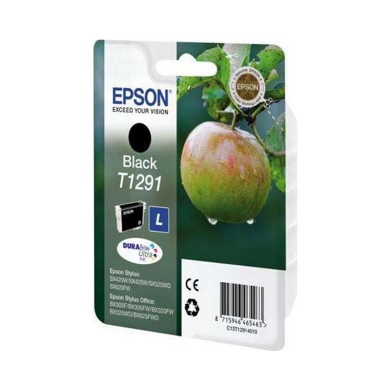 Epson T1291 original Sort blækpatron T1291 bulk