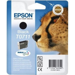 Epson blækpatron sort (T0711) original bulk