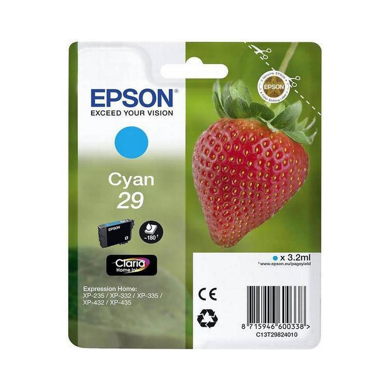 Epson 29 blækpatron cyan (T2994) original bulk