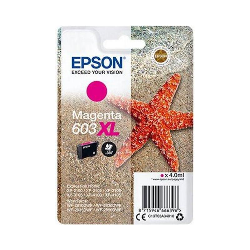 Epson 603XL blækpatron magenta (C13T03A34010) original bulk