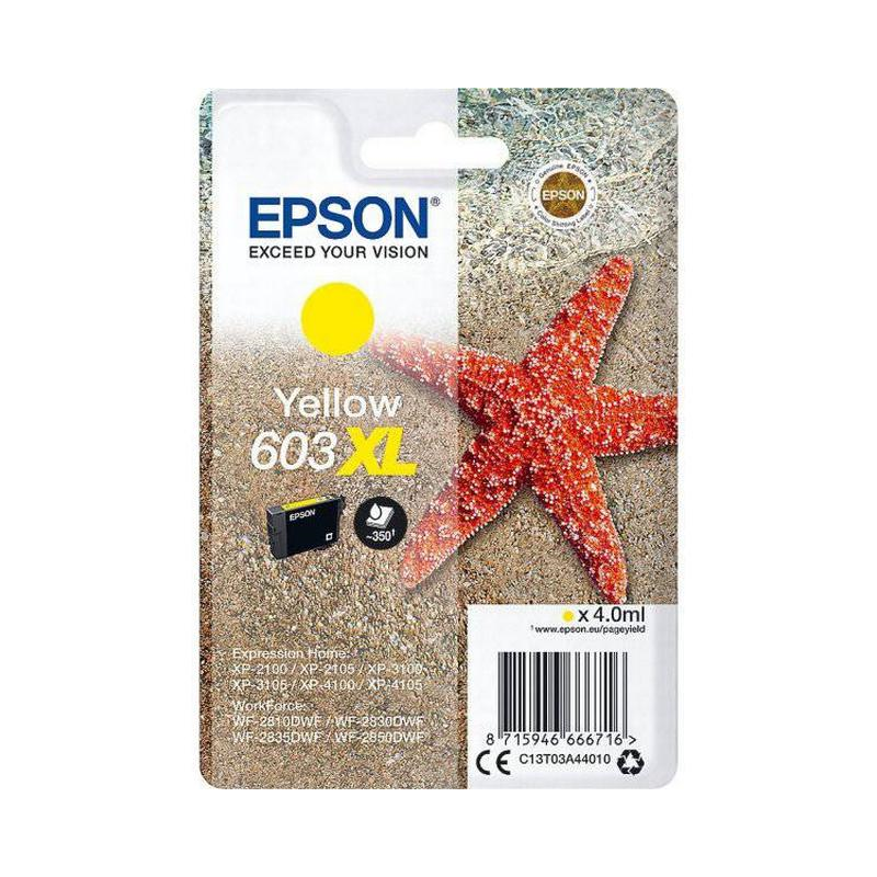 Epson 603XL blækpatron gul (C13T03A44010) original bulk