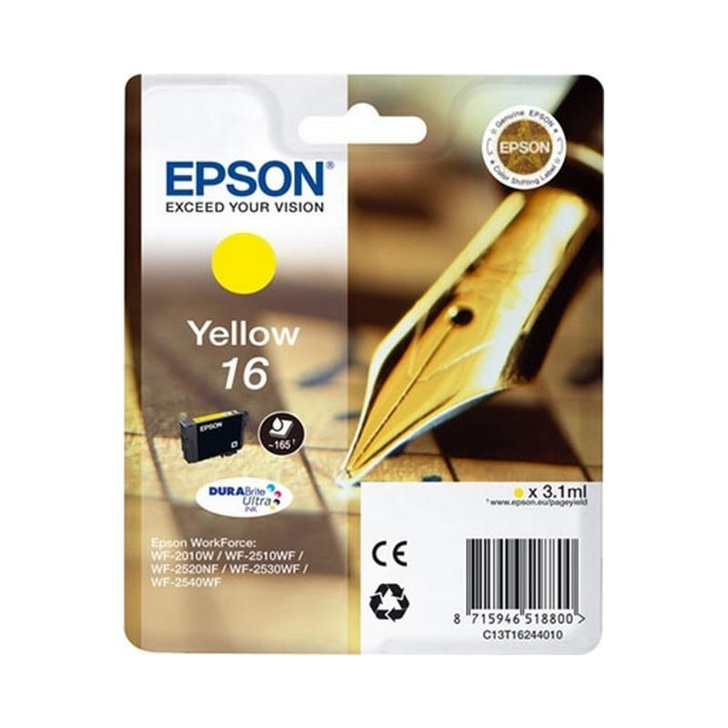 Epson 16 original Gul blækpatron (T1624) bulk