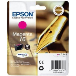 Epson 16 blækpatron magenta (T1623) original bulk