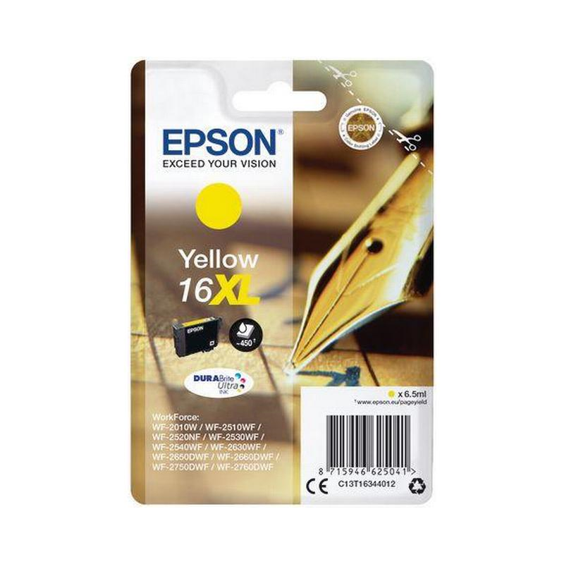 Epson 16XL original gul blækpatron bulk